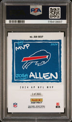Graded 2024 Panini Instant NFL Josh Allen #MVP Award Winners PSA 10 Gem Mint (ONLINE ORDER ONLY)