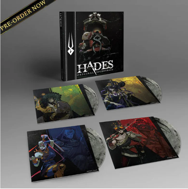 Hades Original Soundtrack (4LP, Smoke Gray) [Vinyl] (ONLINE ORDER ONLY)