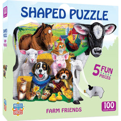 Farm Friends - 100 Piece Shaped Jigsaw Puzzle (ONLINE ORDER ONLY)