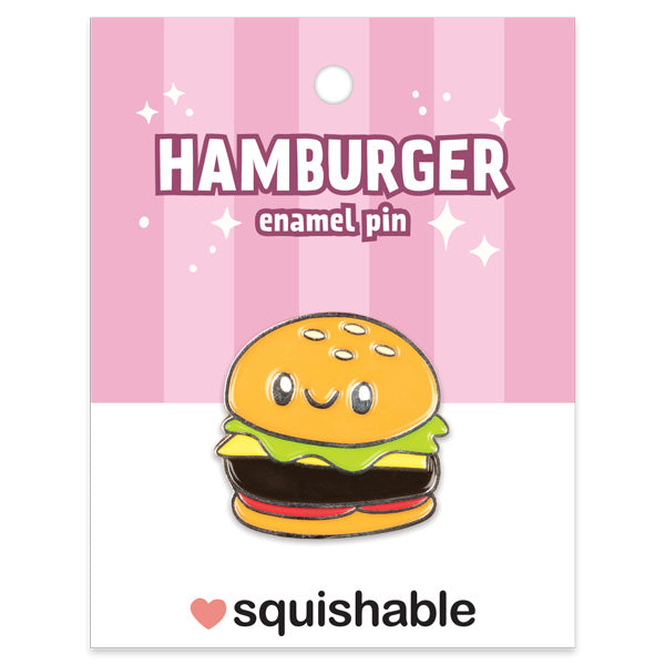 Squishable Comfort Food Hamburger Enamel Pin (ONLINE ORDER ONLY)