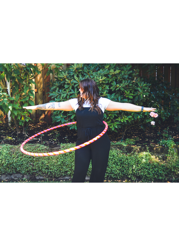 Beginner & Weighted Fitness Taped Beginner Hula Hoops | Mirror, Holographic, & Prism Deco Tapes + Gaffer Grip Tape (ONLINE ORDER ONLY)