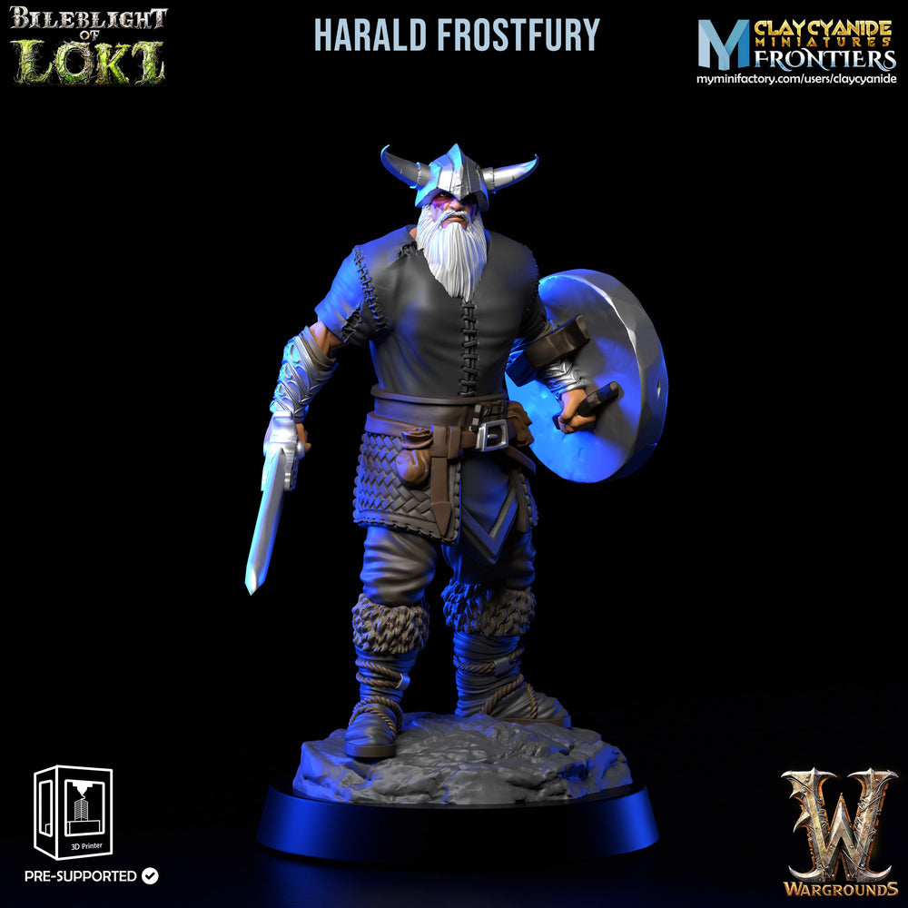 3D Printed Clay Cyanide Bileblight of Loki Vikings 28 32 mm D&D (Online Only)