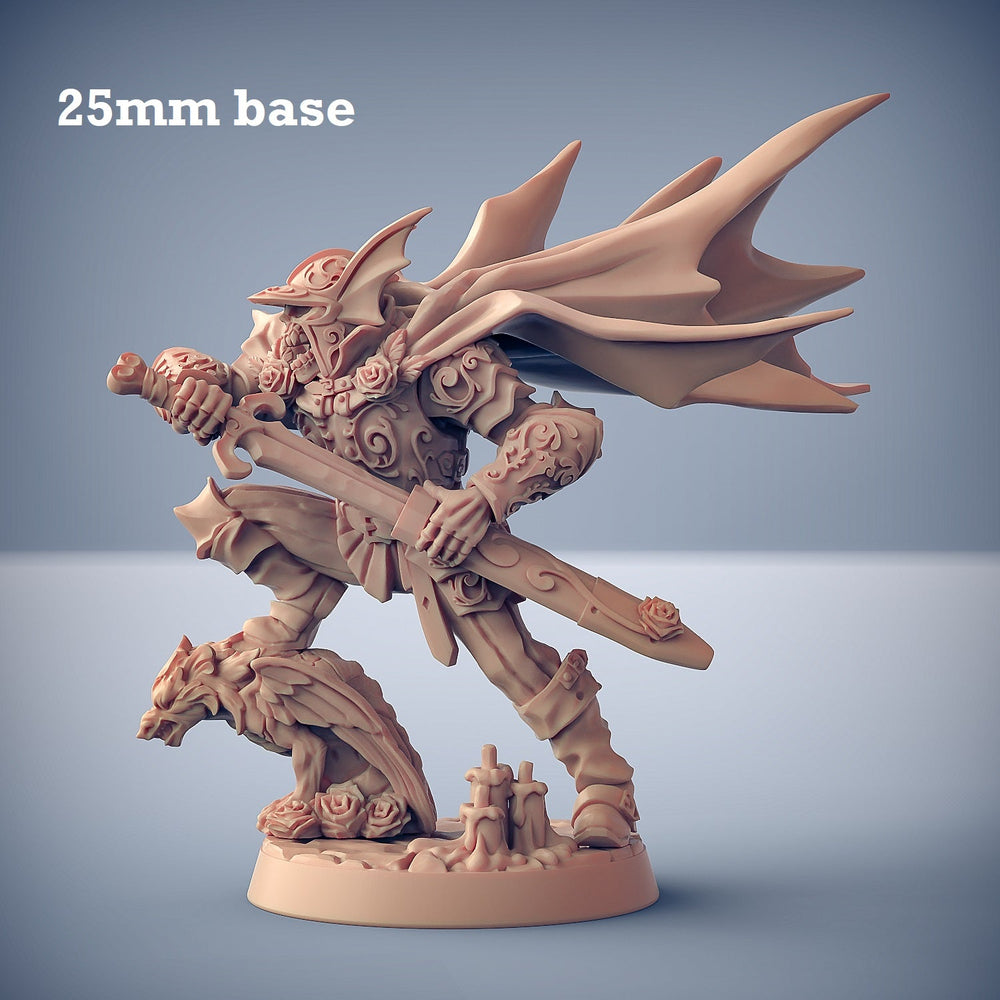Harguul, Blade of the Roses (Male Skeleton Paladin) (Online Only)