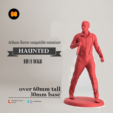 Arkham Compatible Investigator: The Haunted (Calvin Wright) (Online Order Only)