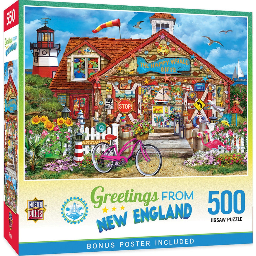 Greetings From New England - 500 Piece Jigsaw Puzzle (ONLINE ORDER ONLY)