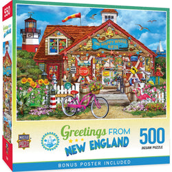 Greetings From New England - 500 Piece Jigsaw Puzzle