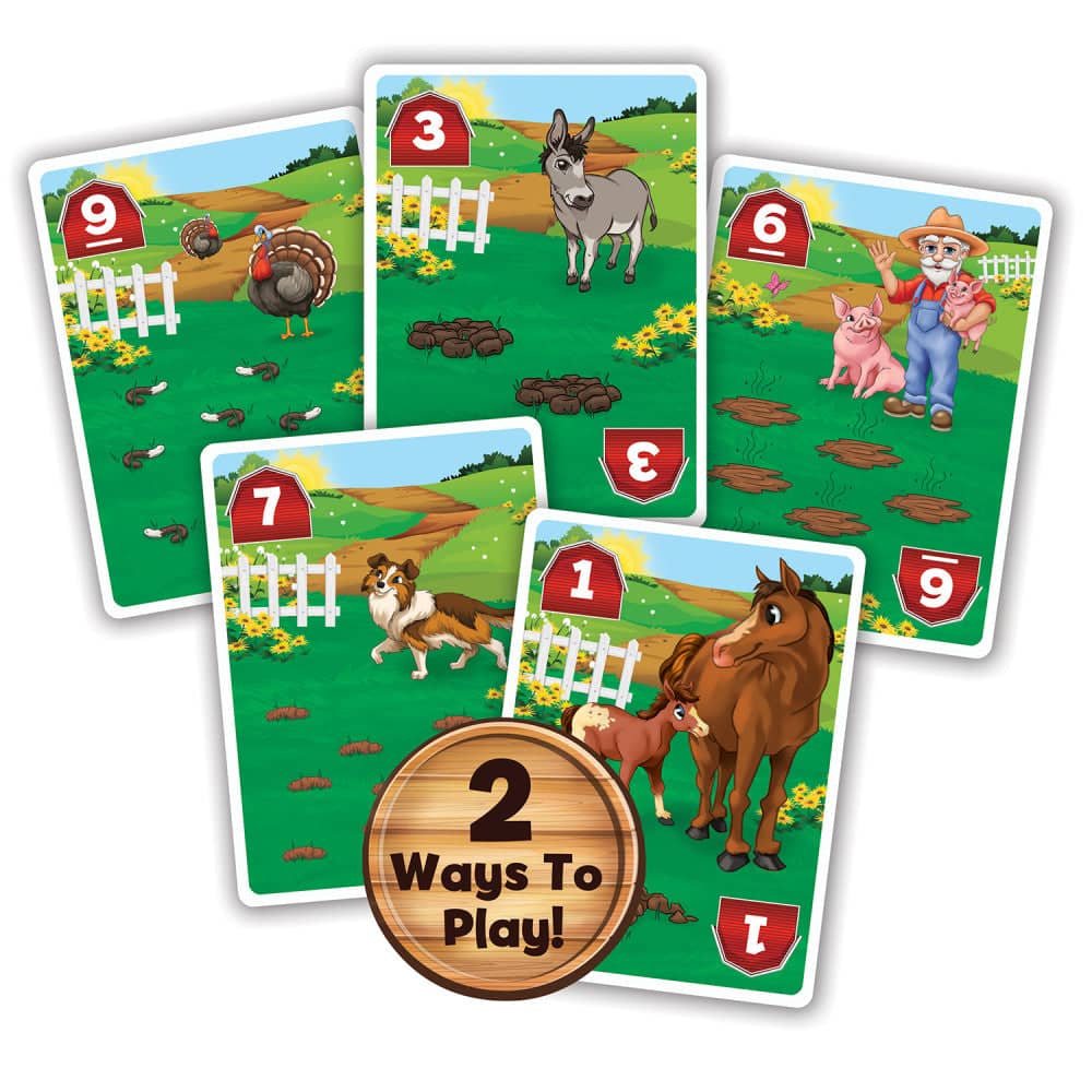 Old MacDonald's Farm Go Poop Card Game