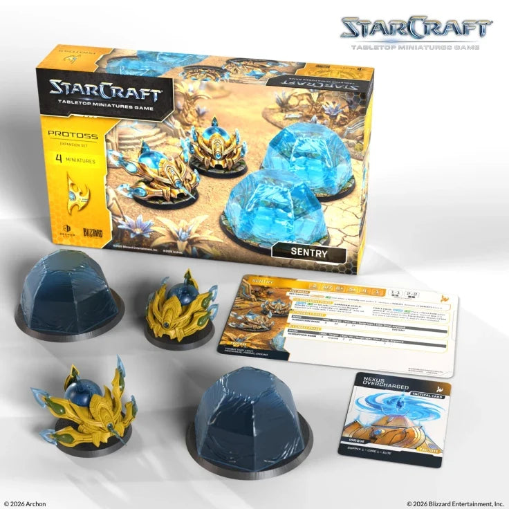 StarCraft The Miniatures Game: Protoss: Sentry Expansion Set (ONLINE ORDER ONLY)