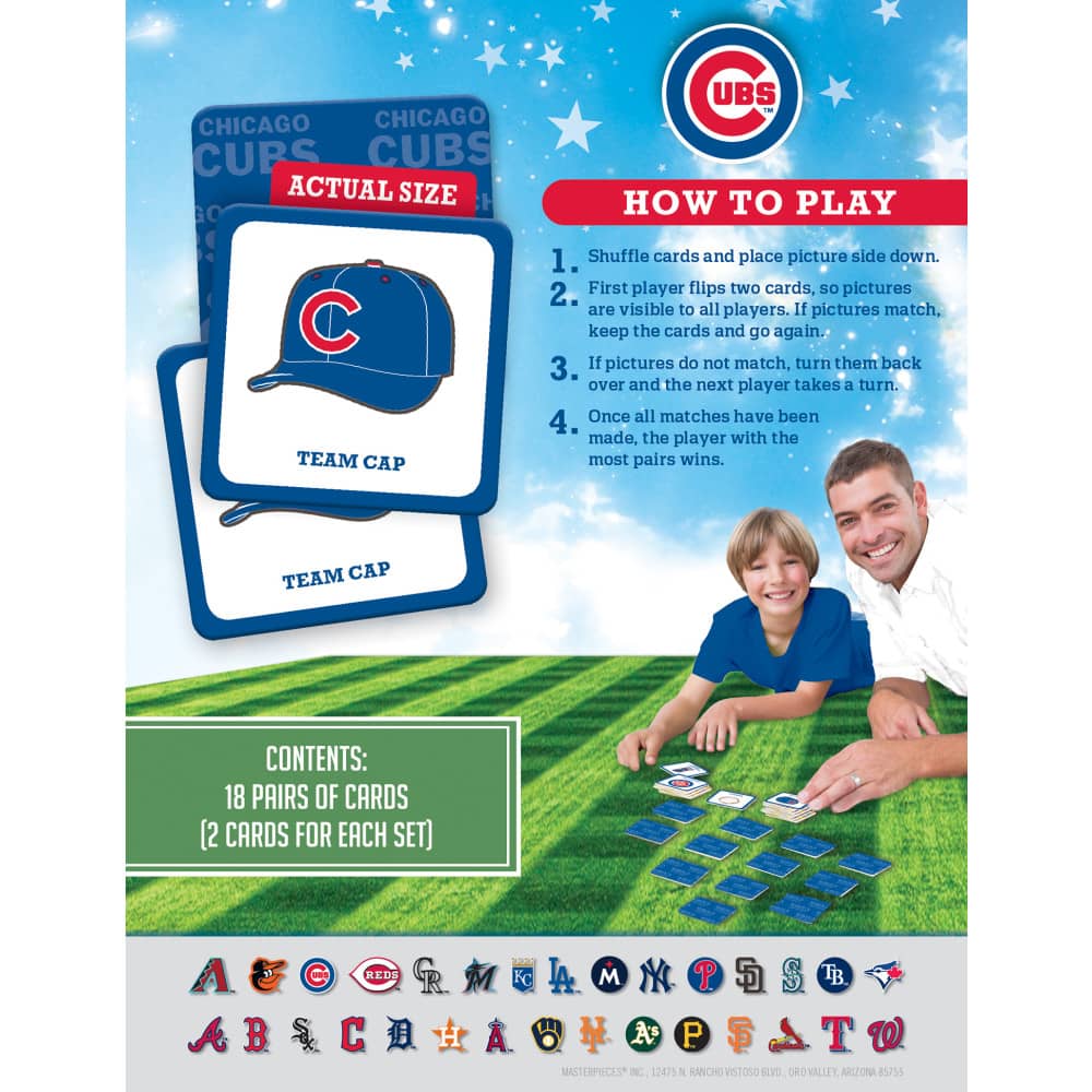 Chicago Cubs Matching Game