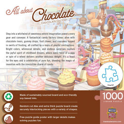 All About Chocolate - Chocolate Factory 1000 Piece Jigsaw Puzzle