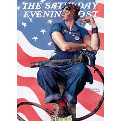 Saturday Evening Post - Rosie the Riveter 1000 Piece Jigsaw Puzzle (ONLINE ORDER ONLY)