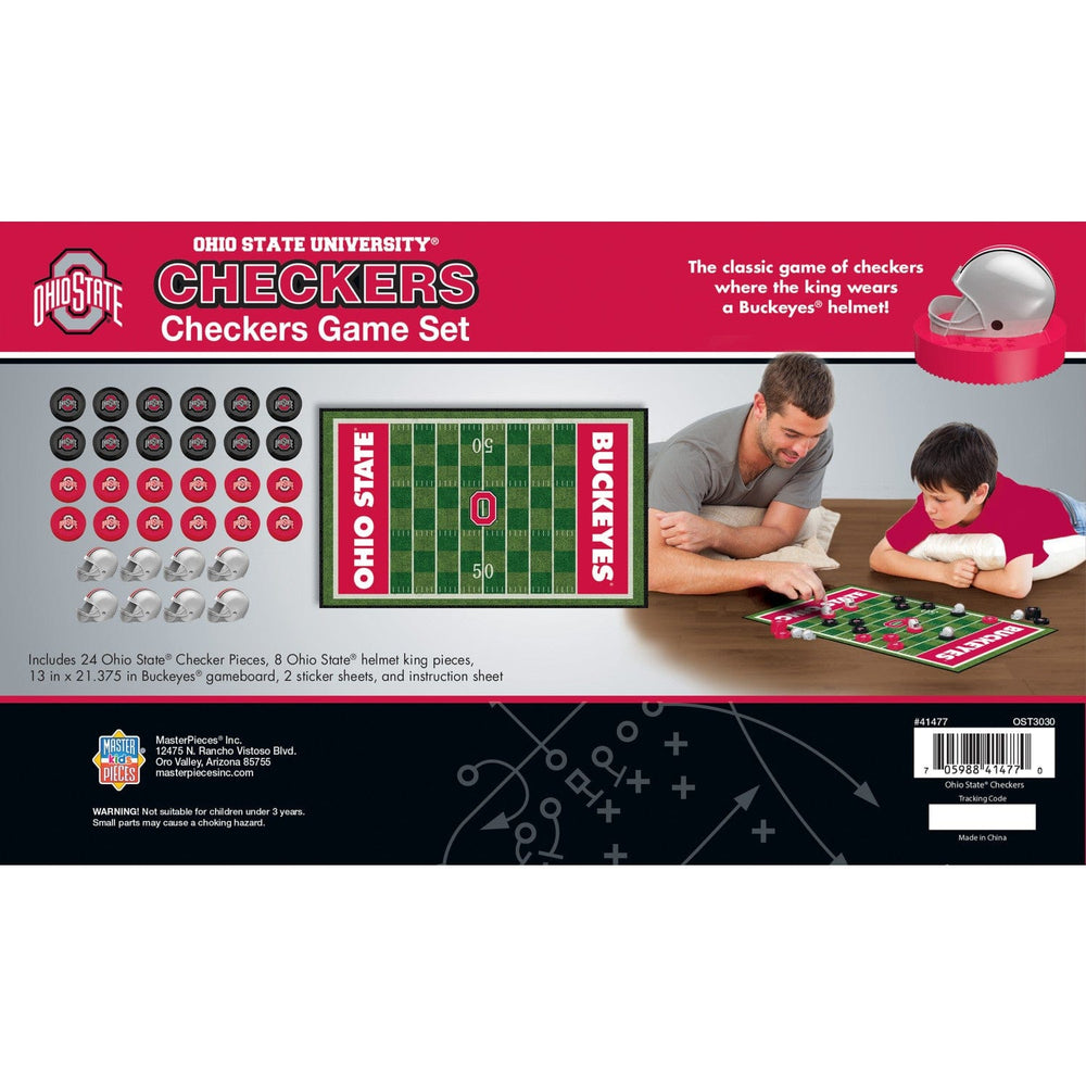 Ohio State Buckeyes Checkers Board Game (ONLINE ORDER ONLY)