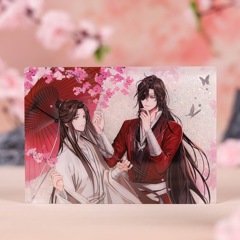 Heaven Official's Blessing Fan Hua Qing Xin Series Quicksand Acrylic Ornament (ONLINE ORDER ONLY)