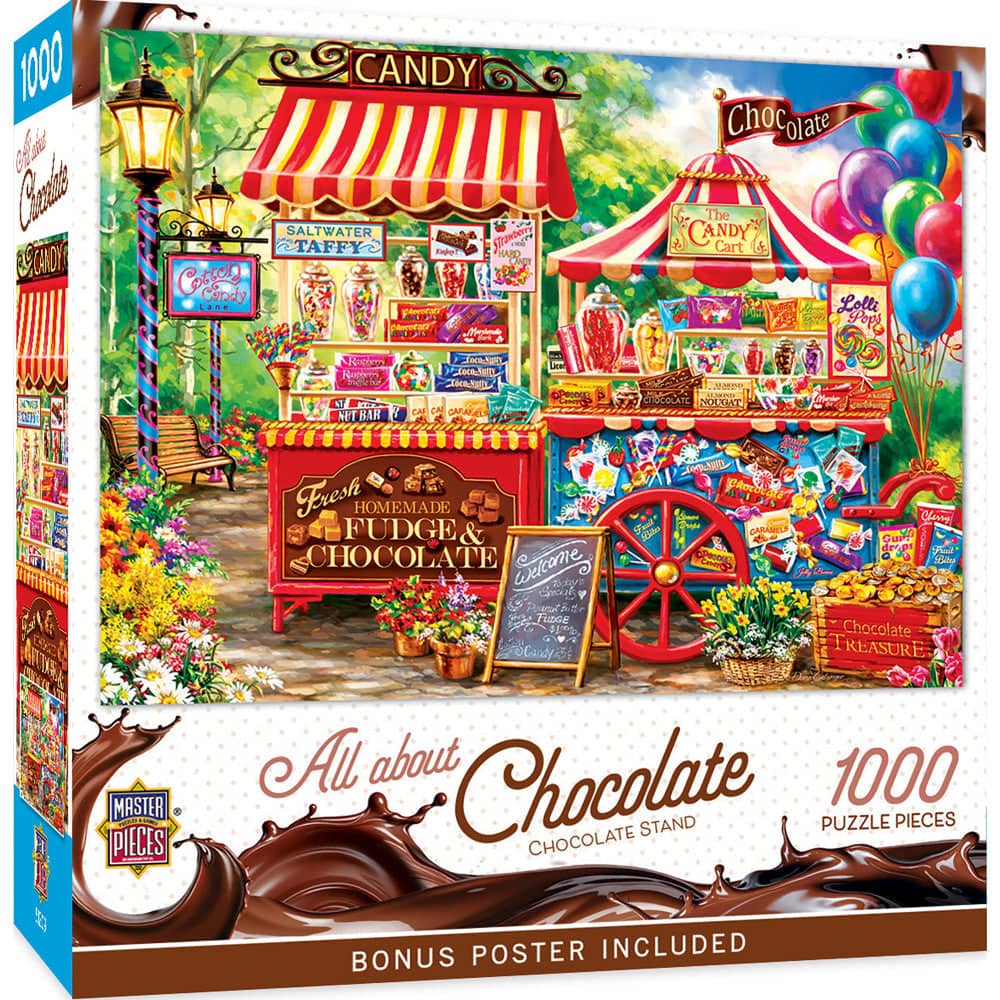 All About Chocolate - Chocolate Stand 1000 Piece Jigsaw Puzzle