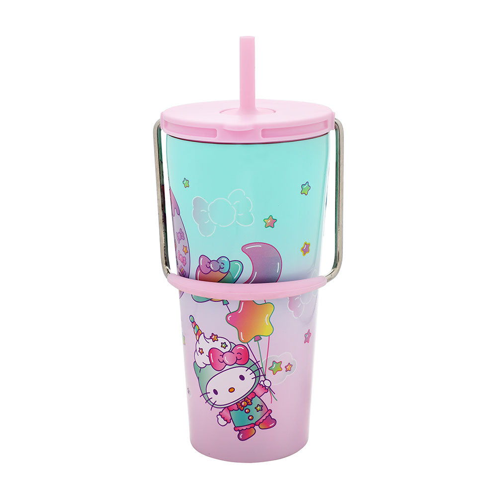 Hello Kitty 20 oz Stainless Steel Tumbler with Handle – Cute, Durable, and Ready to Go! (Online Order Only)