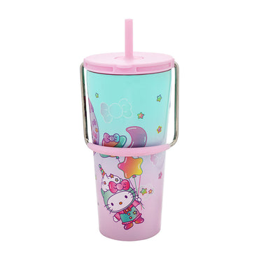 Hello Kitty 20 oz Stainless Steel Tumbler with Handle – Cute, Durable, and Ready to Go! (Online Order Only)