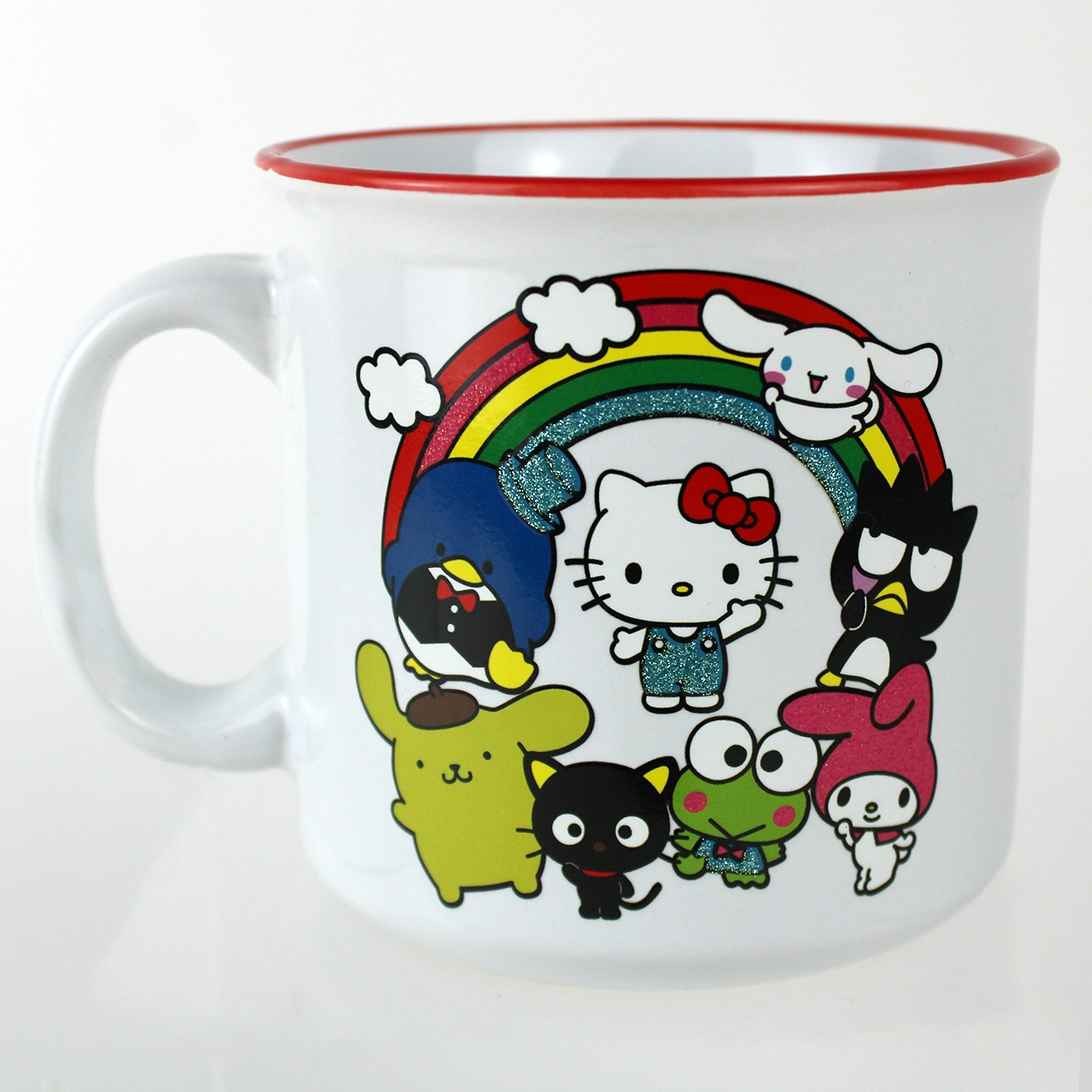Hello Kitty and Friends Glittery 20oz Ceramic Mug (ONLINE ORDER ONLY)