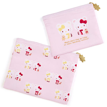 Hello Kitty and Mimmy Zipper Pouch Set (Online Order Only)