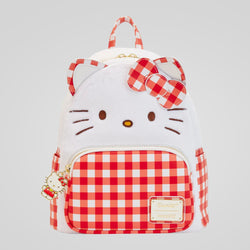 Hello Kitty (Sanrio) Gingham Mini Backpack by Loungefly (Online Order Only)