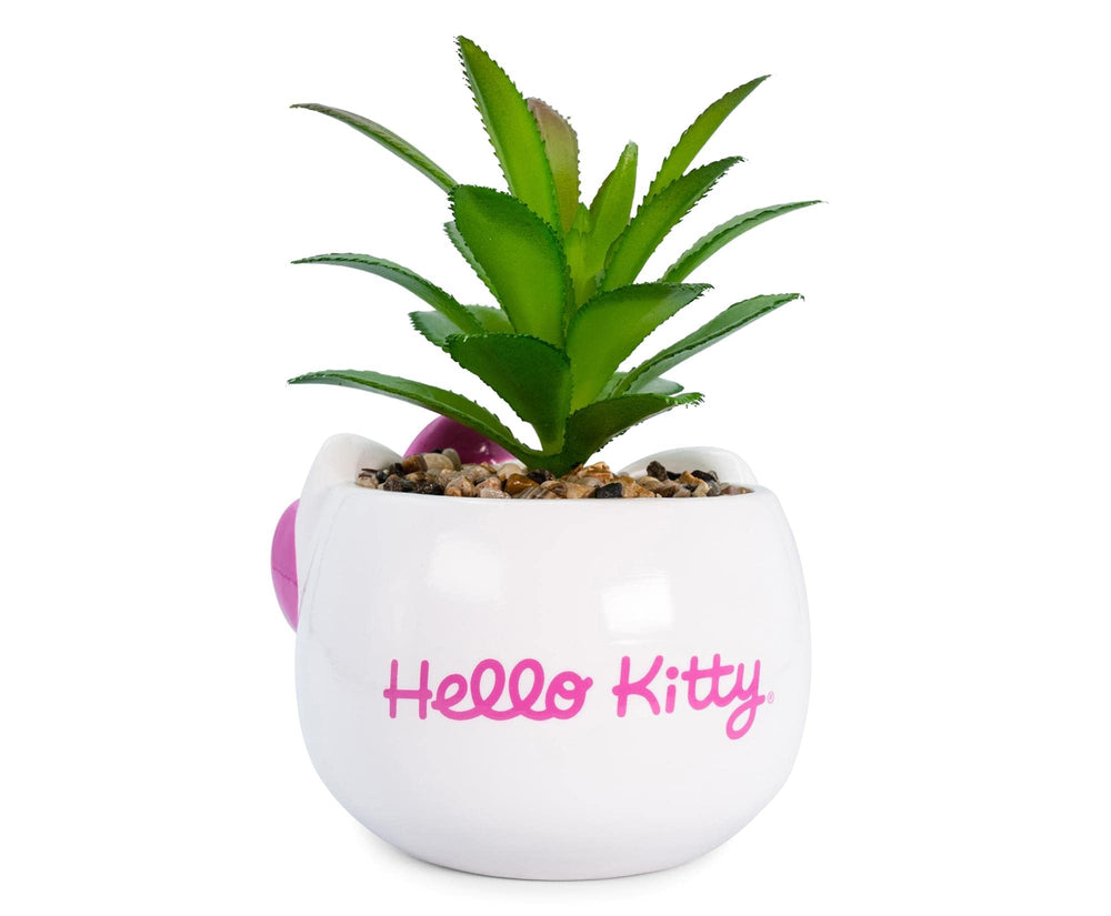 Hello Kitty Ceramic Planter with Faux Plant (ONLINE ORDER ONLY)