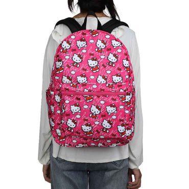 Hello Kitty Pink Bows Sanrio Laptop Backpack (Online Order Only)