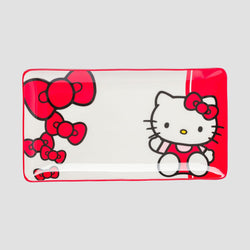 Hello Kitty Red Ceramic Sushi Plate Set (ONLINE ORDER ONLY)