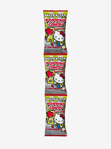 Hello Kitty Popping Candy & Lollipop Strawberry (ONLINE ORDER ONLY)