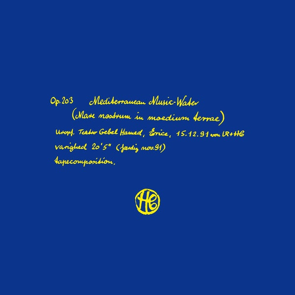 HENNING CHRISTIANSEN - Mediterranean Music Water [Vinyl]