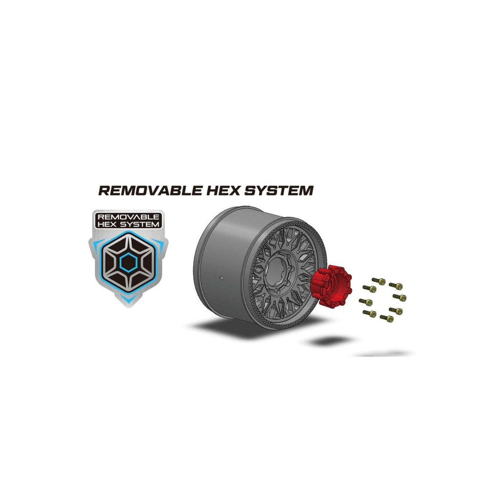Louise RC MT-Rock Soft 1/10 2.8 Monster Truck Belted Tires 12mm, 14mm and 17mm hex LT3275SX (ONLINE ORDER ONLY)