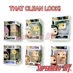 Hexagon Funko Pop Box Floating Shelves | Wall Mount fits Soft Cases or Hard Protectors or Funko Box only | Screws included! (ONLINE ORDER ONLY)