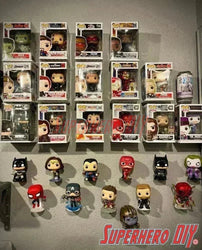 Hexagon Funko Pop Box Floating Shelves | Wall Mount fits Soft Cases or Hard Protectors or Funko Box only | Screws included! (ONLINE ORDER ONLY)