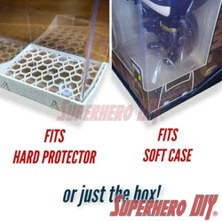 Hexagon Funko Pop Box Floating Shelves | Wall Mount fits Soft Cases or Hard Protectors or Funko Box only | Screws included! (ONLINE ORDER ONLY)
