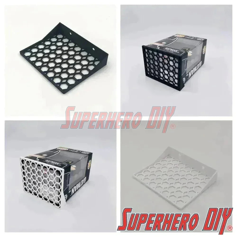 Hexagon Funko Pop Box Floating Shelves | Wall Mount fits Soft Cases or Hard Protectors or Funko Box only | Screws included! (ONLINE ORDER ONLY)
