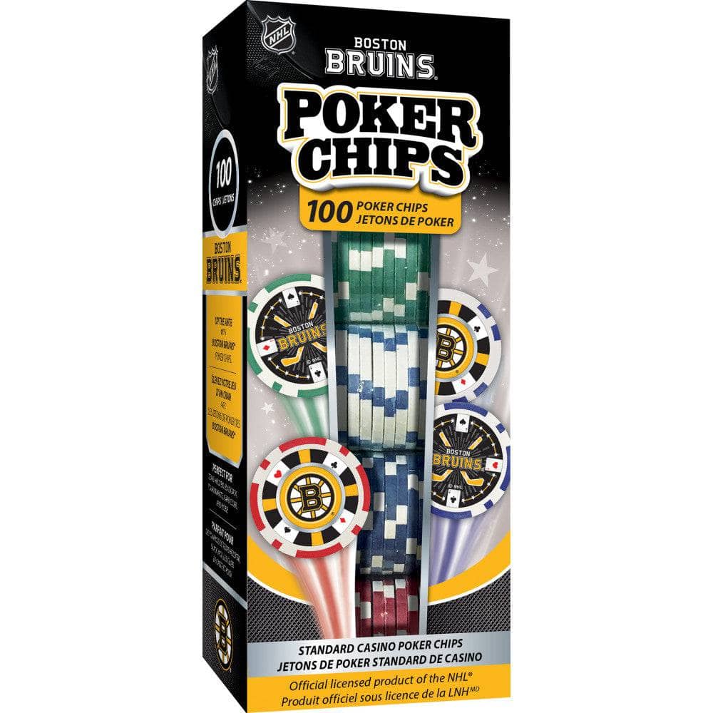 Boston Bruins 100 Piece Poker Chips (ONLINE ORDER ONLY)