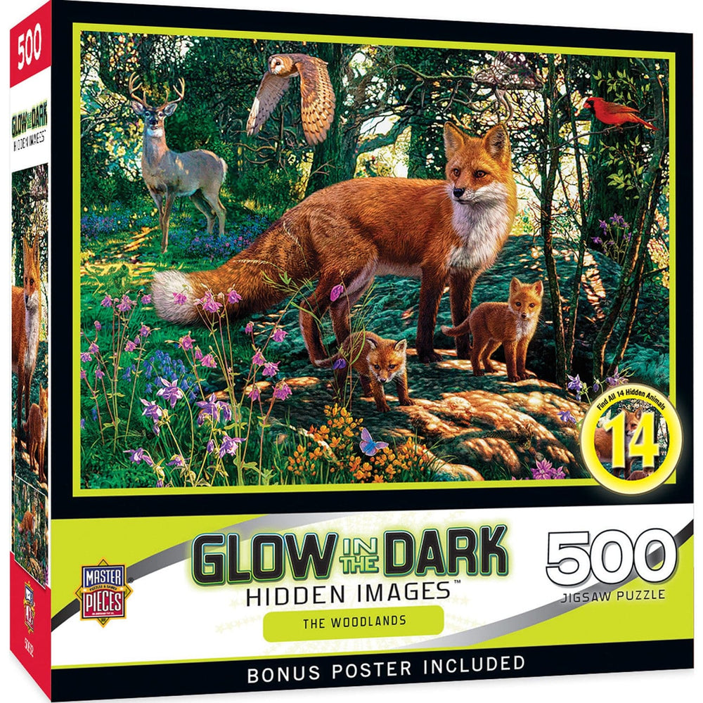 Hidden Images - The Woodlands 500 Piece Jigsaw Puzzle (ONLINE ORDER ONLY)