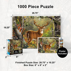 Realtree - Backcountry Buck 1000 Piece Jigsaw Puzzle