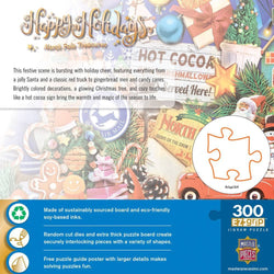 Happy Holidays - Greetings from the North Pole 300 Piece EZ Grip Jigsaw Puzzle (ONLINE ORDER ONLY)
