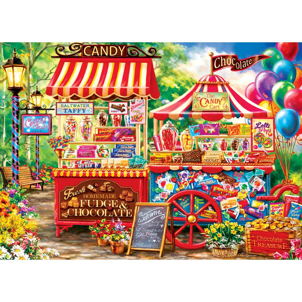 All About Chocolate - Chocolate Stand 1000 Piece Jigsaw Puzzle