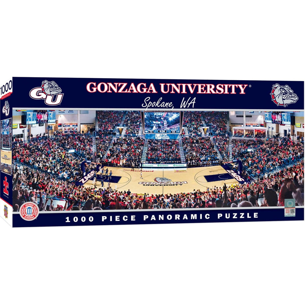 Gonzaga Bulldogs - 1000 Piece Panoramic Jigsaw Puzzle (ONLINE ORDER ONLY)