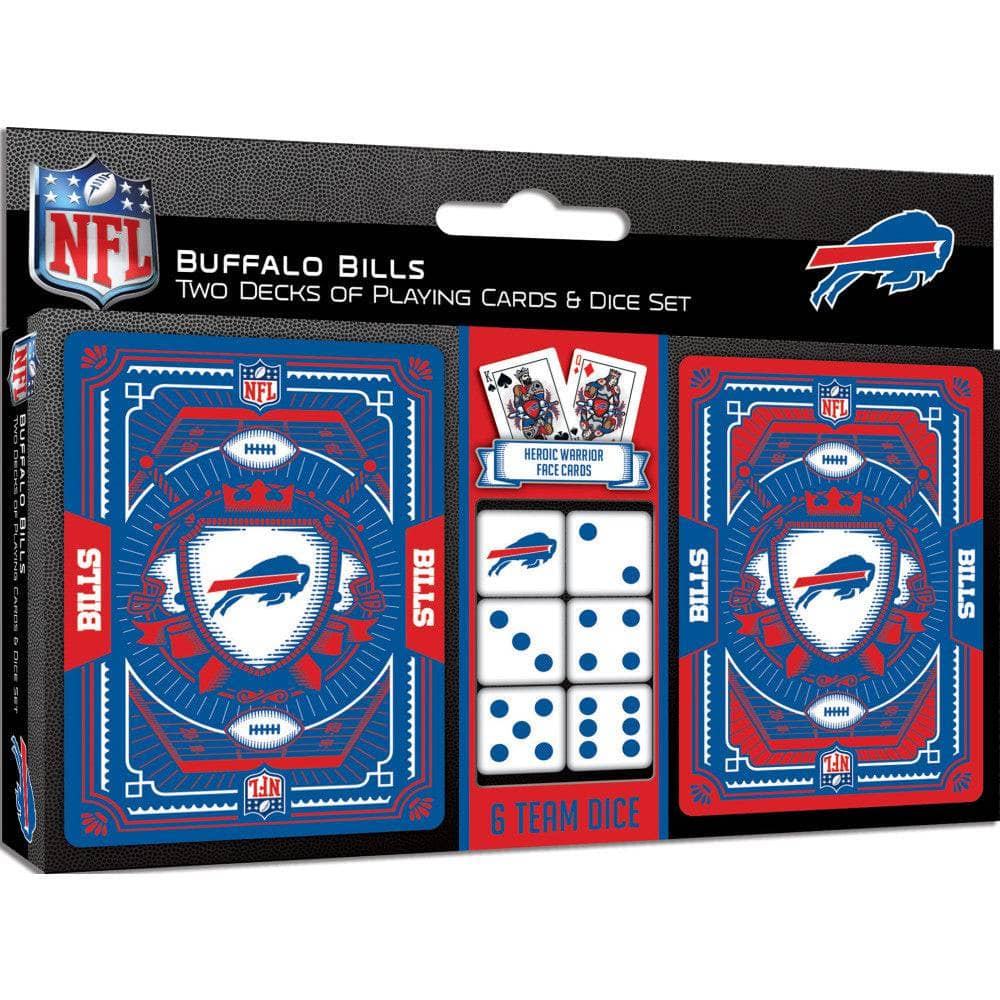 Buffalo Bills - 2-Pack Playing Cards & Dice Set (ONLINE ORDER ONLY)