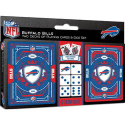 Buffalo Bills - 2-Pack Playing Cards & Dice Set (ONLINE ORDER ONLY)