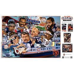Chicago Bears - All Time Greats 500 Piece Jigsaw Puzzle (ONLINE ORDER ONLY)