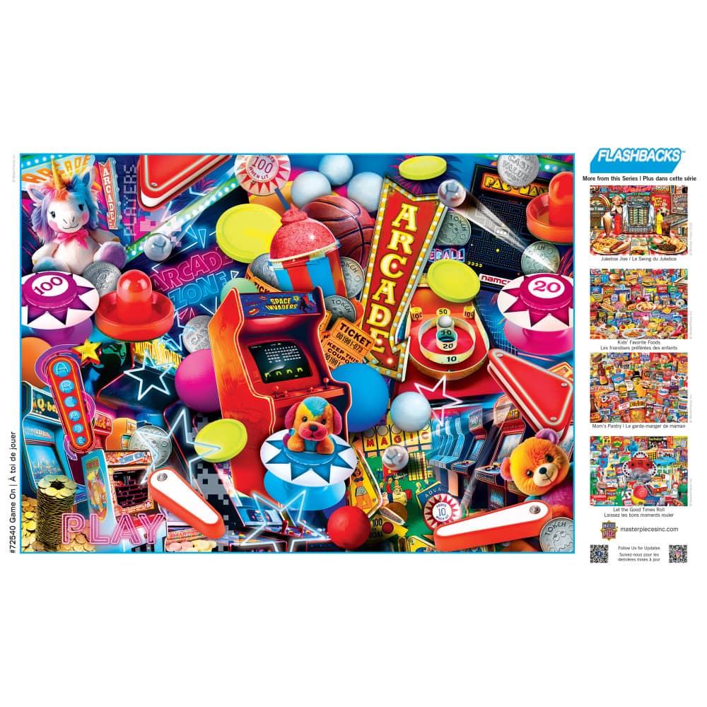 Flashbacks - Game On 1000 Piece Jigsaw Puzzle