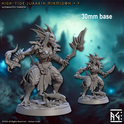 High-Tide Jurakin Mirmidon: Sculpt F (Female Merfolk Warrior) (Online Order Only)