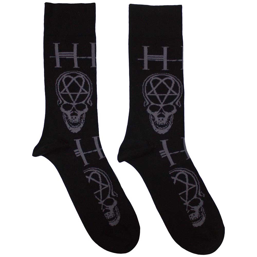 Heartagram Skull [Socks] (ONLINE ORDER ONLY)