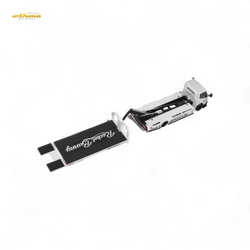 MicroTurbo HINO 300 Flat Bed Transport Truck in Pandem Rocket Bunny White 1:64 (ONLINE ORDER ONLY)