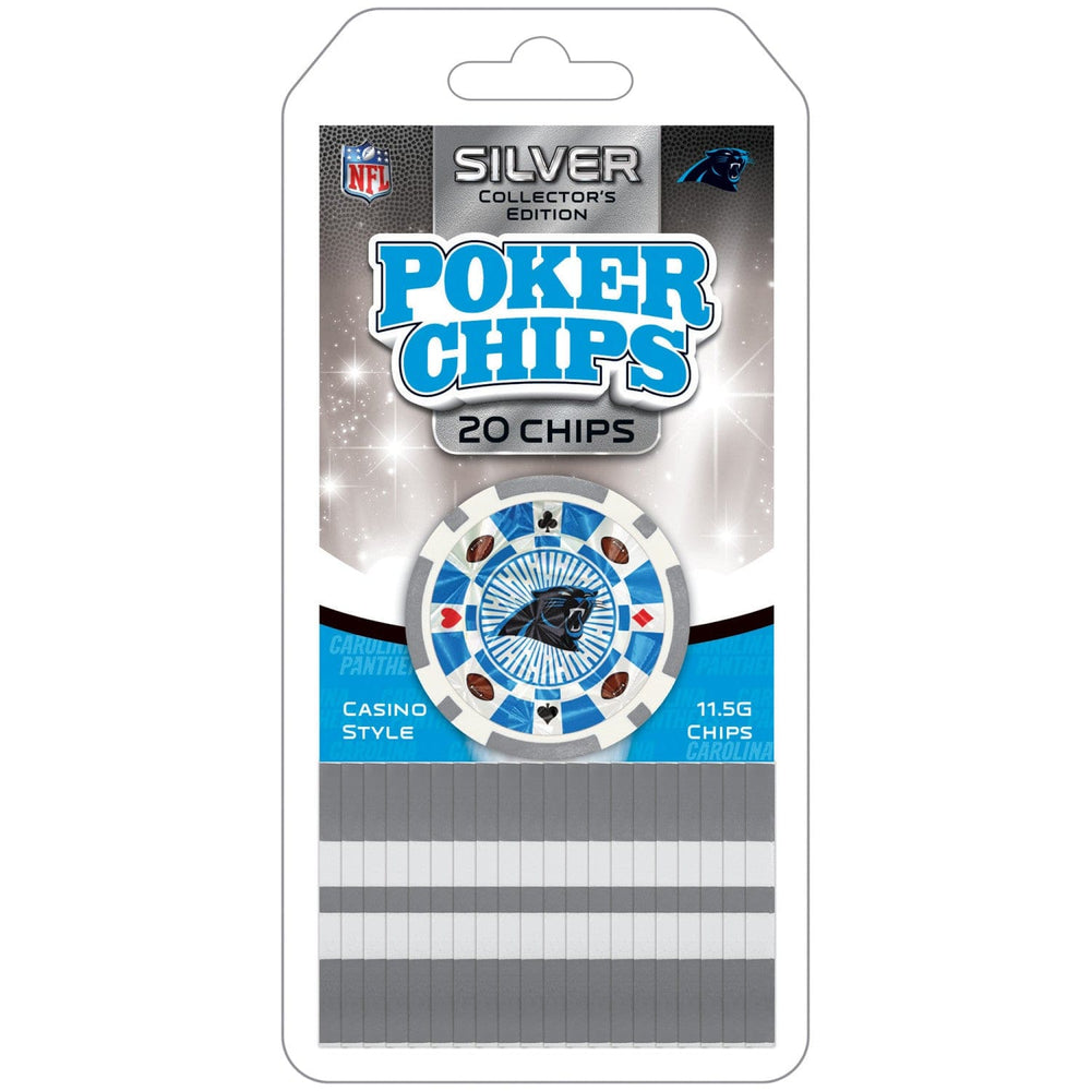 Carolina Panthers 20 Piece Poker Chips (ONLINE ORDER ONLY)