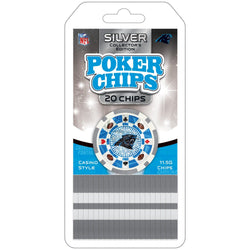 Carolina Panthers 20 Piece Poker Chips (ONLINE ORDER ONLY)