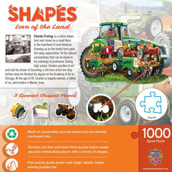 Shapes - Love of the Land 1000 Piece Shaped Jigsaw Puzzle (ONLINE ORDER ONLY)