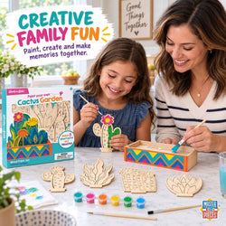 Cactus Garden Wood Craft & Paint Kit